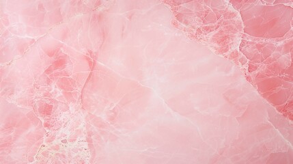 Pink marble stone texture background, smooth polished surface with natural patterns, abstract design for banner, marketing material, or interior decoration, with copyspace for text.