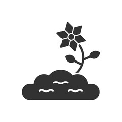 Flower Icon - Garden Icon - Sign Symbol