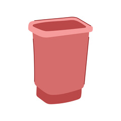 foldable laundry basket plastic cartoon. stackable ventilated, sturdy washable, compact space foldable laundry basket plastic sign. isolated symbol vector illustration