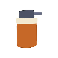 manual liquid soap dispenser cartoon. touchless sensor, wall mounted, countertop sleek manual liquid soap dispenser sign. isolated symbol vector illustration