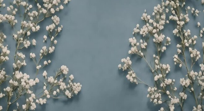 vintage TINY baby's breath flower