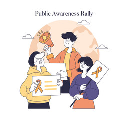 Suicide Prevention Day. Flat Vector Illustration