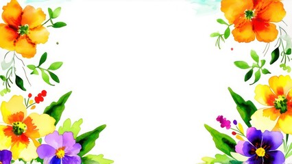 Beautiful light background for a wedding greeting card with delicate spring flowers