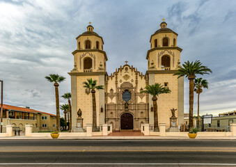 Obraz premium Saint Augustine mission in downtown Tucson, Arizona.