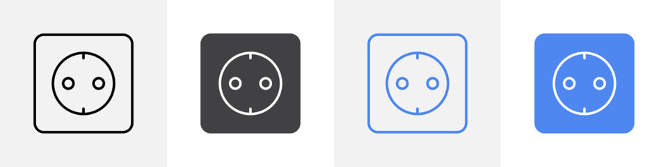 switch board icon vector set use for web ui or app