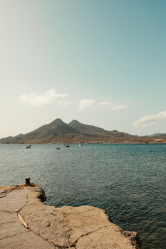 Tranquil view from Isleta del Moro, Cabo de Gata, Almeria, Spain