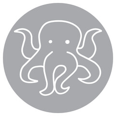 Marine Life Icon Logo