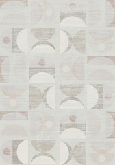 abstract geometric modern rug design mat 