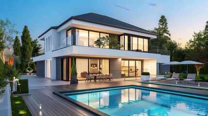 Modern Luxury Home with Swimming Pool