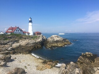 lighthouse on the coast