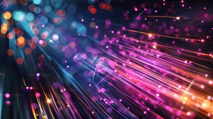 Obraz premium Abstract Light Streaks Background