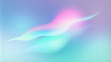 Soft pastel abstract gradient background with flowing light shapes, dreamy and ethereal design
