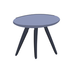 home metal table cartoon. office workspace, dining kitchen, outdoor patio home metal table sign. isolated symbol vector illustration