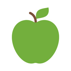 Apple fruit icon simple design