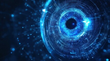 Fototapeta premium Abstract Digital Eye