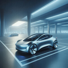 Obraz premium Glowing in the Urban Shadows