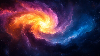 Abstract Grainy Textured Background in Blue, Purple, and Yellow Tones