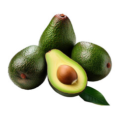 Avocado Isolated On A Transparent Background