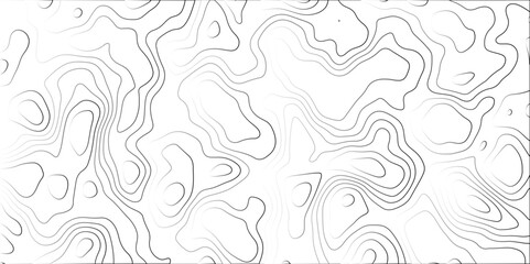Abstract Gradient line topographic Contour Scheme & Geographic Moutain terrain. Contour map background. Cartographic Weave with seamless striped patterns and wavy gradient lines