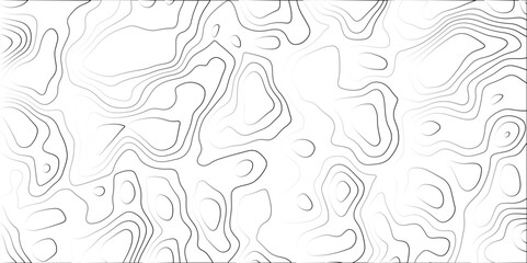 Fototapeta premium Abstract Gradient line topographic Contour Scheme & Geographic Moutain terrain. Contour map background. Cartographic Weave with seamless striped patterns and wavy gradient lines