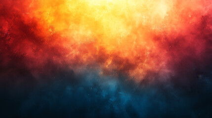 Fototapeta premium Abstract Grainy Color Gradient Background with Blurry Blue Tones