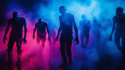 Upbeat, spooky dance music with a fun, undead twist think a dance beat with creepy sound effect