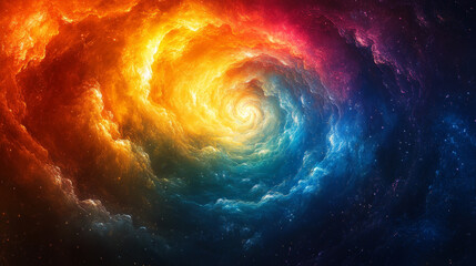 Obraz premium Abstract Grainy Background with Rainbow Vibrant Green and Yellow Tones