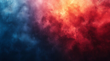 Fototapeta premium Vibrant Abstract Background with Red and Blue Colors and Grainy Texture