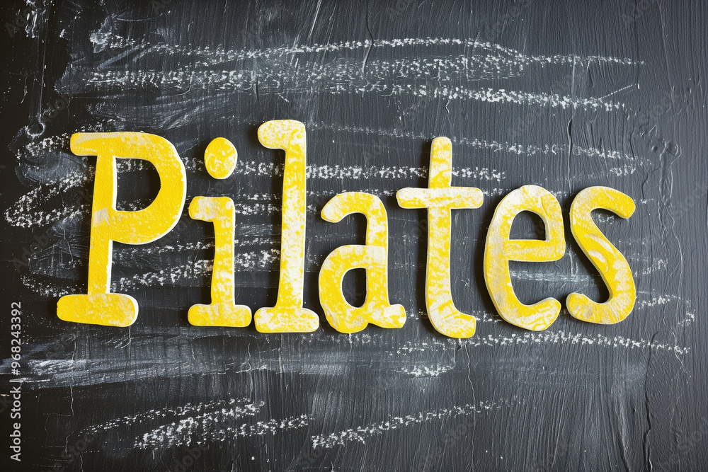Fototapete Pilates is a form of exercise that focuses on strengthening the core muscles. It involves a series of movements and stretches that can be done on a mat or with the help of specialized equipment