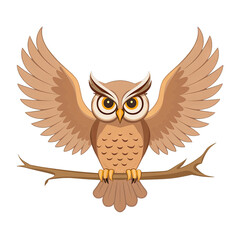 Obraz premium owl on a branch