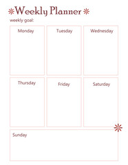 weekly Planner