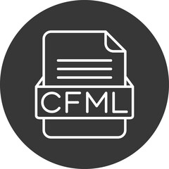 CFML File Format Vector Icon Design