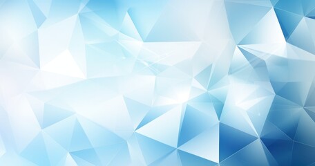 Fototapeta premium A soft blue abstract background featuring geometric shapes and gradients, ideal for digital designs and presentations.