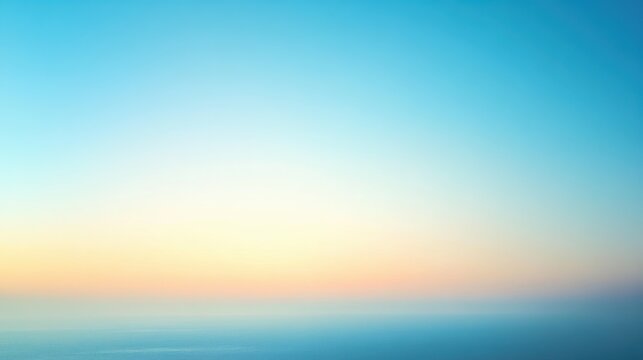 A tranquil gradient backdrop showcasing soft blue and peach hues, perfect for designs requiring a serene and calming atmosphere.