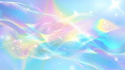 Obraz premium A soft, ethereal background featuring pastel colors and sparkling elements, perfect for digital design or creative projects.