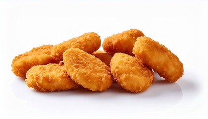 chicken nugget white background