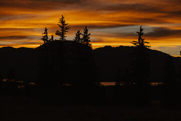 Sunset on Buffalo Mountain, Colorado