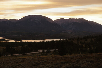 Sunset in Summit County, Colorado