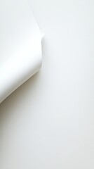 Abstract folded white paper texture close-up