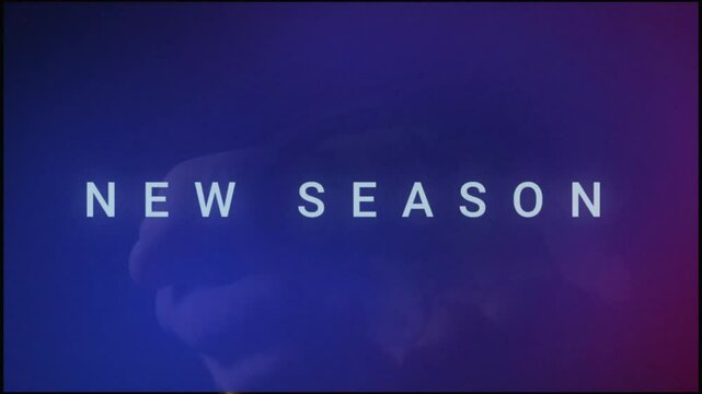 Animation of new season and digital data processing over globe in hands - Powered by Adobe