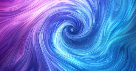 Fototapeta premium A swirling abstract design featuring vibrant shades of blue and purple, evoking a sense of movement and fluidity.