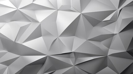 Obraz premium A textured abstract design featuring sharp, angular shapes in shades of gray, creating a modern, geometric aesthetic.
