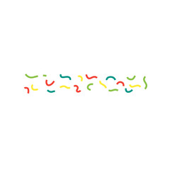 colorful sprinkle border