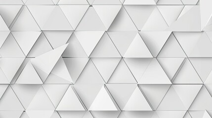 Obraz premium A textured background featuring overlapping white triangles, creating a modern and minimalist design.