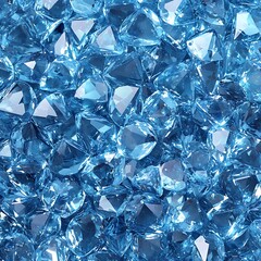 Blue Crystal Texture Background Seamless