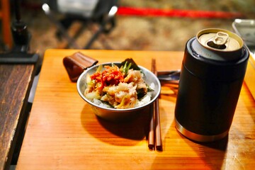 food in the restaurant