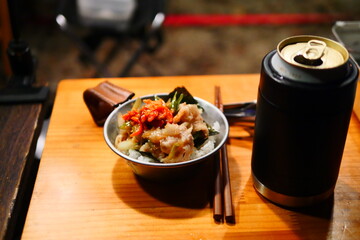 rice with shrimp