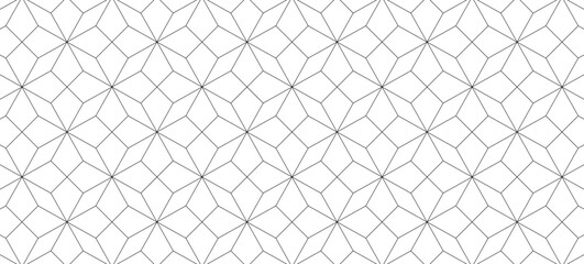 Fototapeta premium 幾何学 抽象 ひし形 星 和風 レトロ 背景