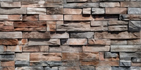 Rustic stone wall texture