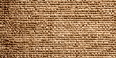 Close-up of woven burlap texture